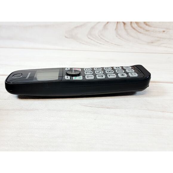 Panasonic KX-TGDA52 Black Cordless Handset w/ Charging Station Tested & Working - Picture 9 of 11